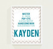 Image of Childs Nick Name or Pet Name Poster