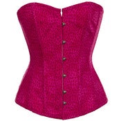 Image of Pink Cheetah Overbust