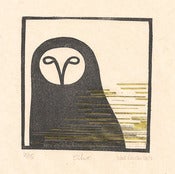 Image of Echo Woodcut with Gold Foil