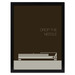 Image of Drop the Needle Print on Brown - Screen Printed