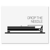 Image of Drop the Needle Print - Hand Screen Printed 