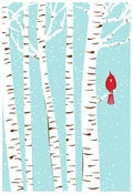 Image of Winter Cardinal Art Print