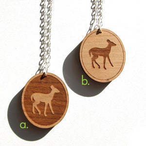 Image of Deer - Woodland Pendant