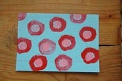 Image of potato stamped card