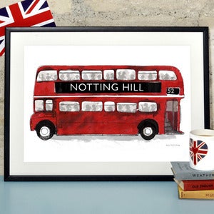 Image of London Bus Print