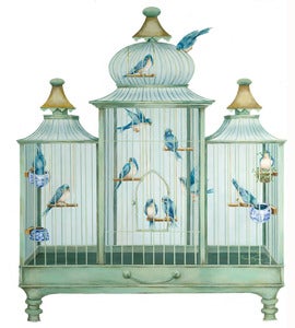 Image of Bird Cage Fire Screen