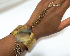 Image of Agate and Brass Hand Harness