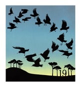 Image of Nineteen Rooks - Limited Edition Screenprint