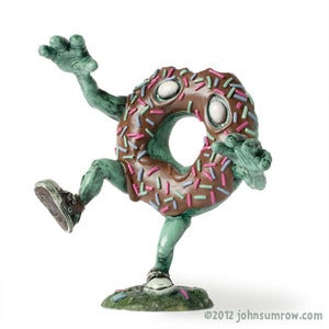 Image of Mr. Jimmies - The Undead Doughnut (Chocolate Lover)