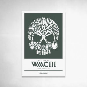 Image of Skull Handbill (Green) 6x9