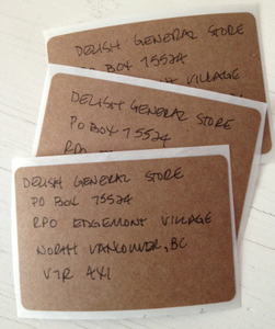 Image of Kraft labels (rectangle)