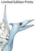 Image of The Boy Who Drew Dinosaurs - Framed or Unframed Print. 2 sizes