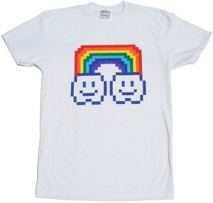 Image of 8 Bit Apparel Rainbow Cloud Tee