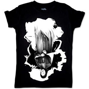 Image of NUN - women’s black t-shirt