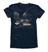 Image of Ladies- Blue Birdhouse Shirt-1023