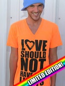 Image of Neon Orange Limits V-Neck
