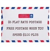 Image of AUST CUSTOMERS ONLY - $5 flat rate postage. Free postage for orders over $100 