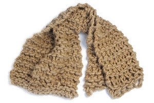 Image of Thick Knit Alpaca Throw