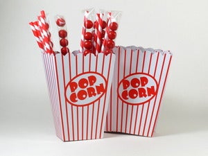 Image of Popcorn, Straw & Treatie Tube Set