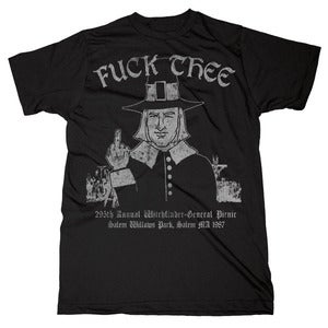 Image of Black Victory - Vintage Salem MA MENS T