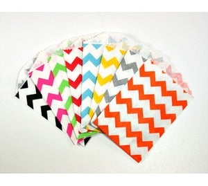 Image of Tiny Treat/Goody Bags - Chevron (2.75x4")