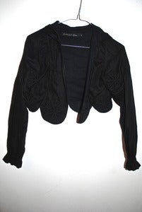 Image of Romance Was Born barnacle black bomber hoodie jacket size 8