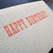 Image of 1207 - buckaroo letterpress birthday card