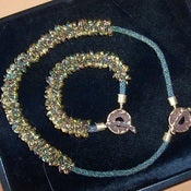 Image of Kumihimo Long Magatama Necklace and Bracelet Kit