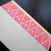 Image of 1103B - flag thanks letterpress card - set of 6