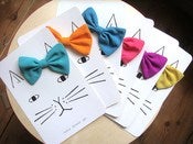Image of 3D statement hair clip asst.colours