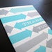 Image of 1109B - fab thanks letterpress thank you card - set of 6