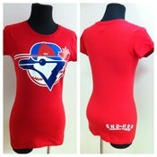 Image of ladies "FITTED" jays t-shirt