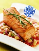 Image of Add On:: 3 lb just frozen Copper River King Salmon - portioned fillet - sold by the lb  
