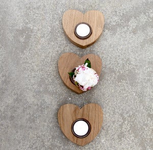 Image of Heart tea light holder