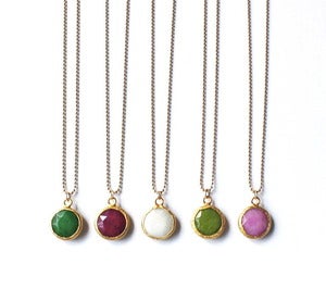 Image of Jade Medallion Necklace