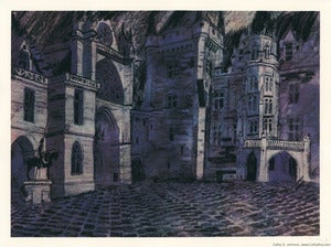 Image of Untitled  (Pierrefonds Courtyard), art print