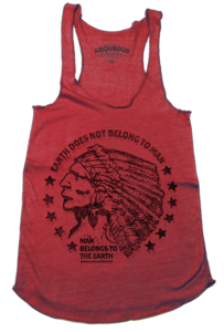 Image of EARTH DOES NOT BELONG TO MAN - TANK TOP