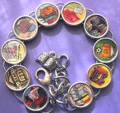 Image of Books Cat Coffee Tea Lover's Bracelet