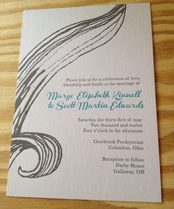 Image of Naturally in Love Wedding Invitation Suite