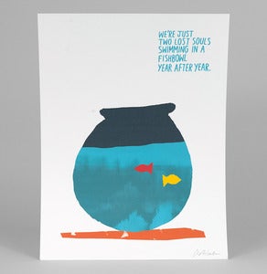 Image of WISH YOU WERE HERE Print