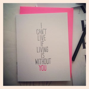 Image of WITHOUT YOU Card
