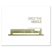 Image of Drop the Needle Print - Letterpress