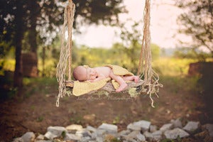 Image of Country Lane Newborn Prop Swing!