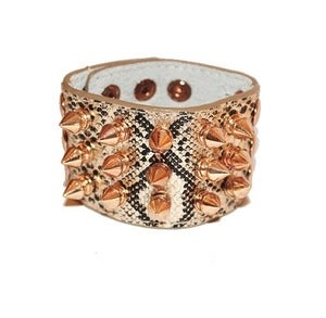 Image of Spiked Leather Bracelet