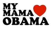 Image of MY MAMA LOVES OBAMA (Classic heart-style)