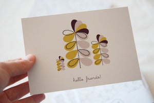 Image of cartes doubles HELLO FRIENDS