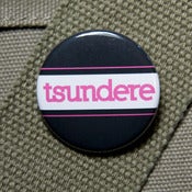 Image of Tsundere anime trope button
