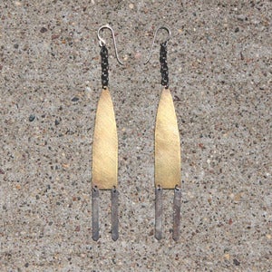Image of Tall Standing Mountain Earrings