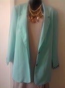 Image of Vintage Mint Green Blazer Sz Large 