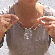 Image of Hand Painted Hairpin Necklace